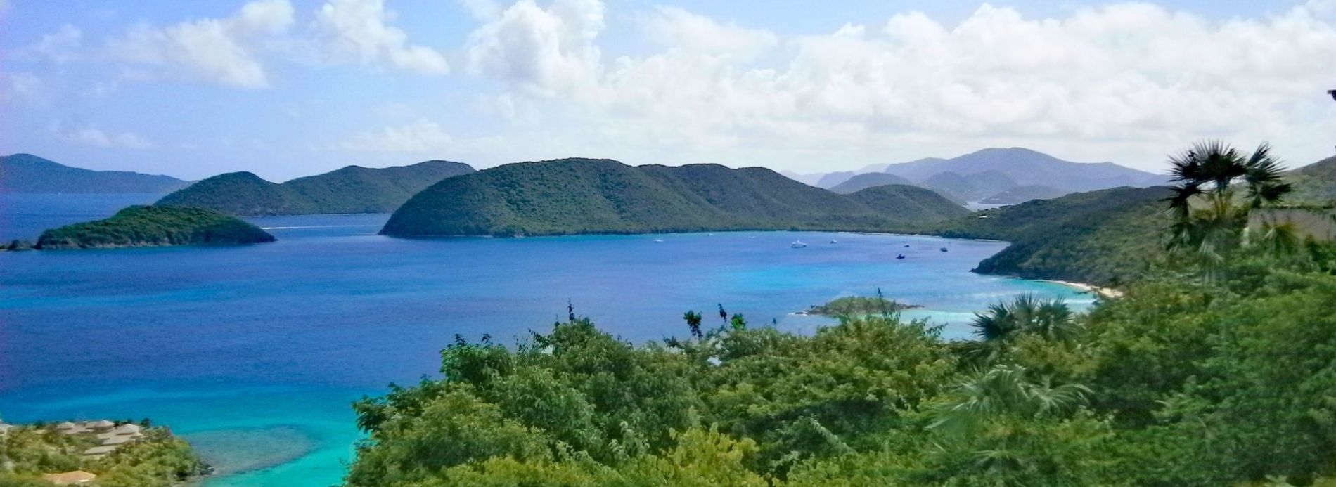 view of ocean from St John